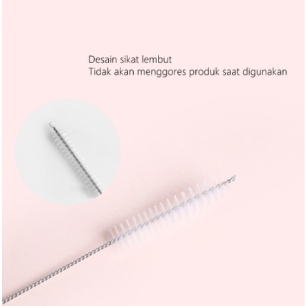 Sikat Pembersih Sedotan Botol Minum Bayi / Stainless Steel Straw Brush / Sikat jerami