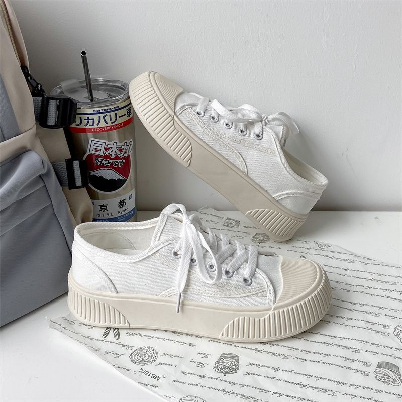 [GROSIR][COD] SEVEN_DAY SEPATU SNEAKERS WANITA KOREA IMPORT CASUAL KANVAS SHOES PUTIH FQ-58