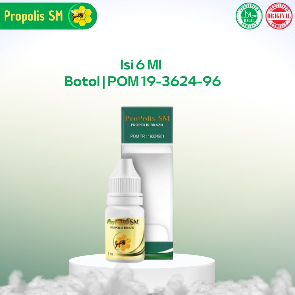 Propolis SM brazilian 100% Asli With Nano Technology Sudah Terdaftar Bpom Halal Mui Tidak Ada Efek s