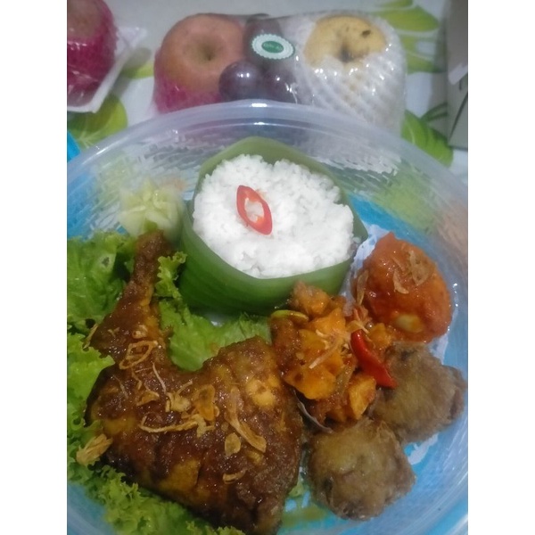 

nasi ayam bumbu