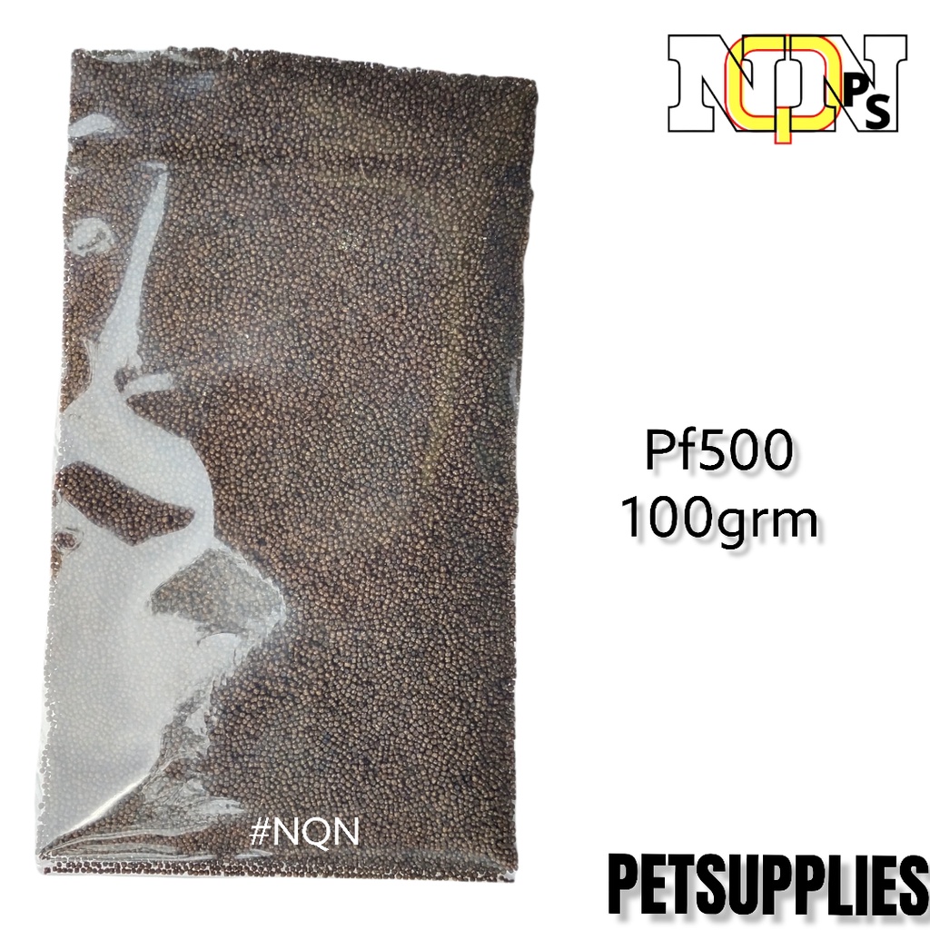 Pakan bibit ikan Untuk Anakan Pf500 Pf800 Pf1000 Pf999 kemasan 100grm