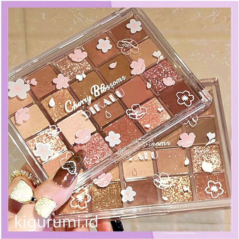 DIKALU 20 Colors Eyeshadow Matte Palet Waterproof Glitter Pallete Berfungsi Membuat Warna Mata Dan Berkilau XX049