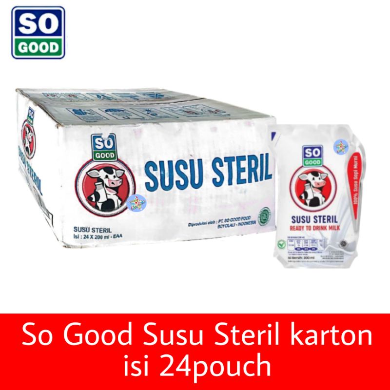 

Susu Steril So Good karton isi 24pc