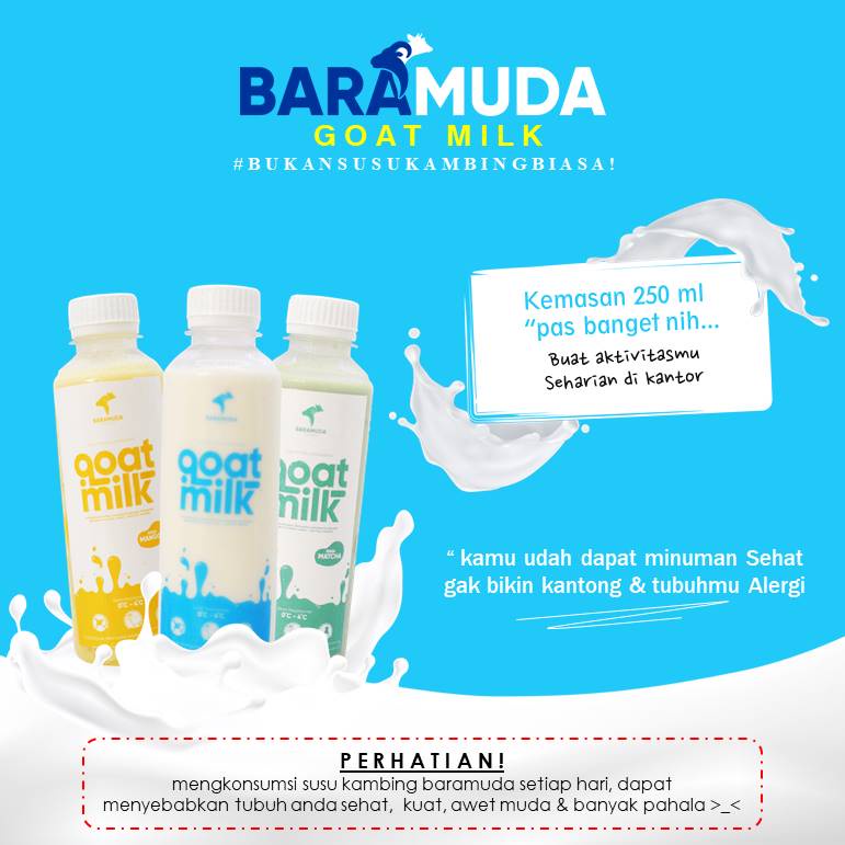 

Susu Kambing Baramuda Tidak Berbau 250ml