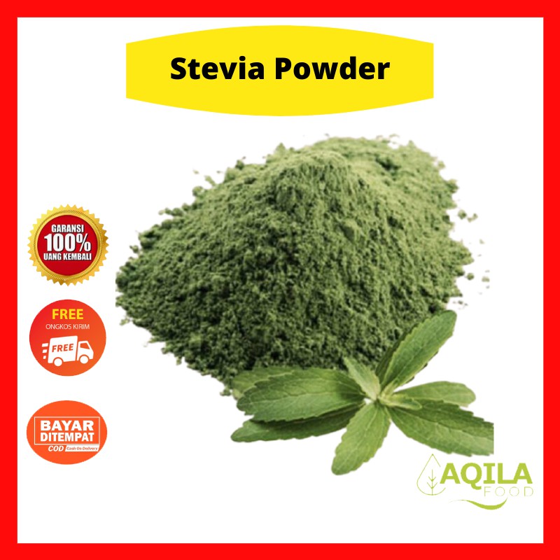 

✔ Daun Stevia Bubuk Gula Pemanis Alami Sweetener Herbal Diabetes