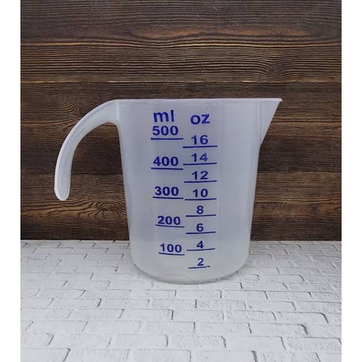 TAKARAN AIR 500 ML GELAS TAKAR UKUR