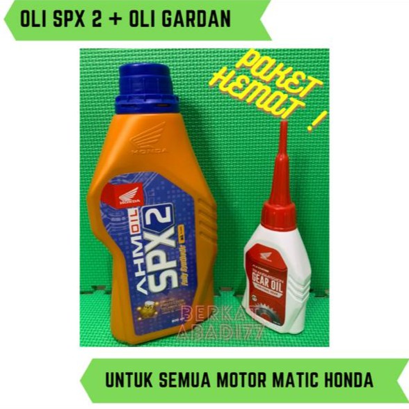 (COD)PAKET HEMAT  OLI SPX 2 + OLI GARDAN
