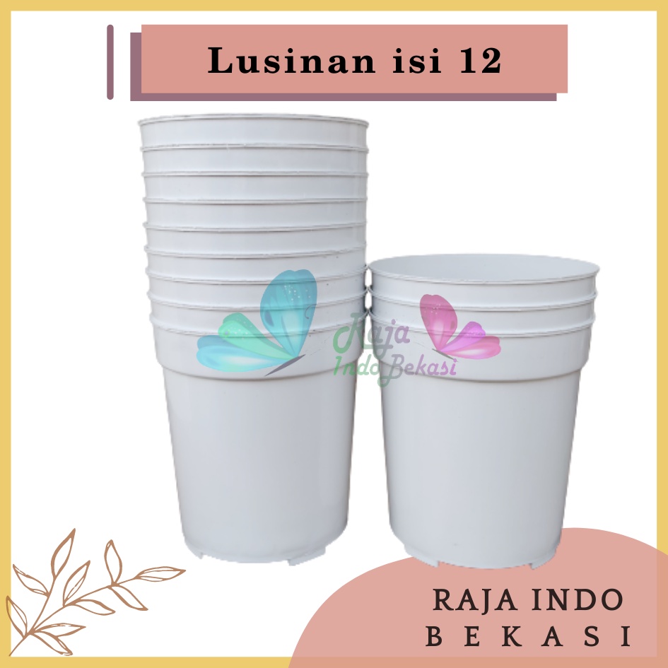 Lusinan Pot Usa Effiel 25 Putih Pot Tirus Tinggi Plastik 20 25 30 Putih Besar Tebal Lusinan Pot Eiffel Eifel Efiel Effiel 25