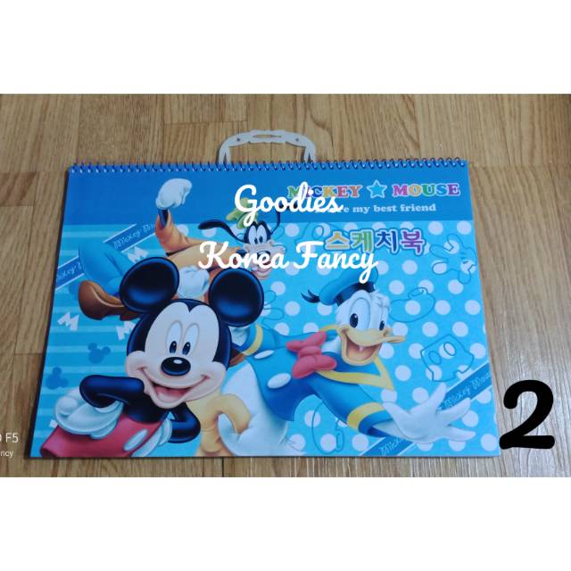 

Buku Gambar Spiral Mickey Mouse Ori Korea Ready Stock