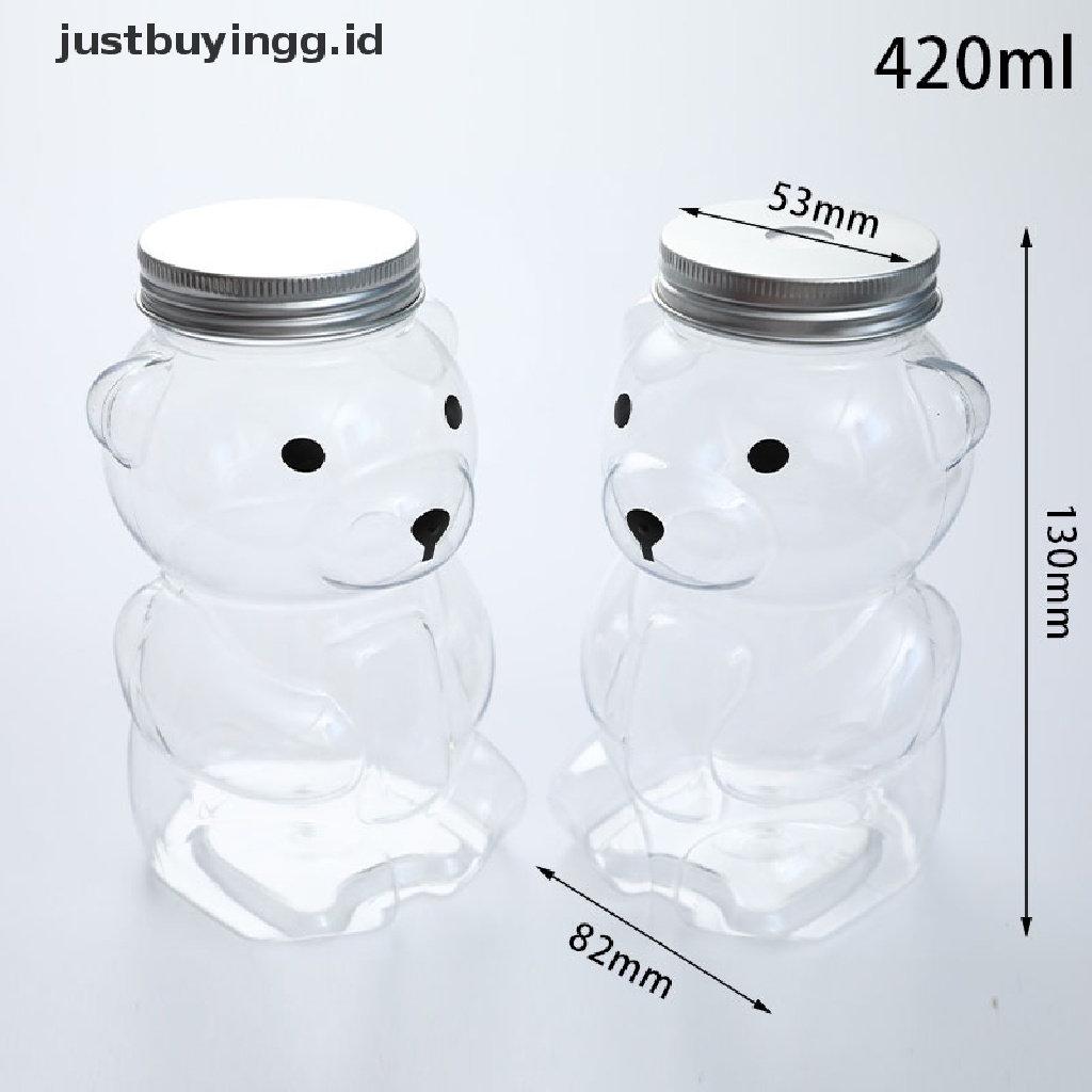 (Justbuyingg.Id) Botol Minum Motif Kartun Bahan Plastik Kapasitas Besar Dengan Sedotan Untuk Anak