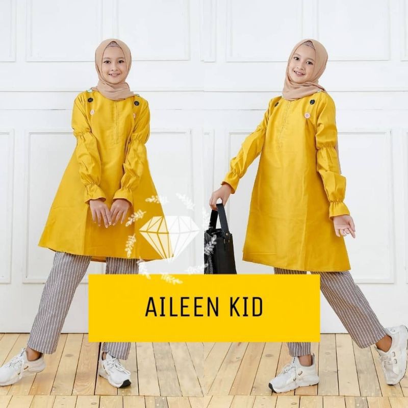 Baju Gamis Lebaran Anak Perempuan Usia 8 9 10 Pesta Kondangan Kekinian Terbaru 2021 Trend Masa Kini