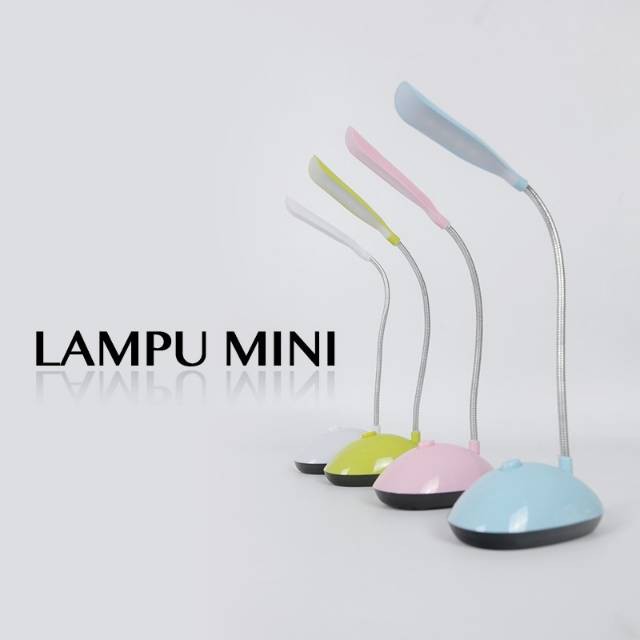 [HARGA PROMO] BABEE3  LAMPU MEJA MINI BATERAI A/ LAMPU SUPER TERANG LED / LAMPU BELAJAR / LAMPU BACA