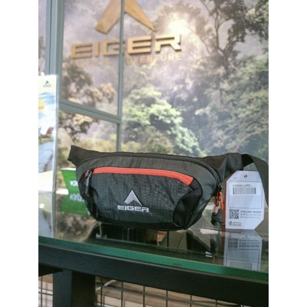 Tas Selempang Pria EIGER1989 MEDIUM 3A BLK - WAIST BAG Pria ORIGINAL EIGERIAN CERVUS BLK - Tas Pingg