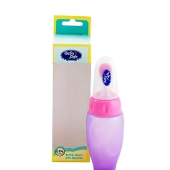 Baby Safe Bottle Spoon Soft Squeeze