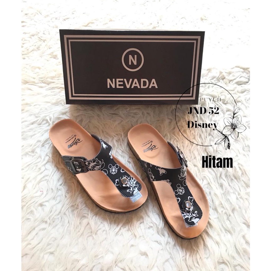 11.11 SALE : Sandal Disney Puyuh SALE Fashion Cewek Casual Terbaru Sendal Gasper Slip On Japit disney puyuh sandal wanita