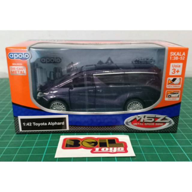 Apolo diecast Toyota Alphard skala 1 42