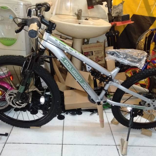  Sepeda  gunung rapid  24  polygon  mtb  Shopee Indonesia