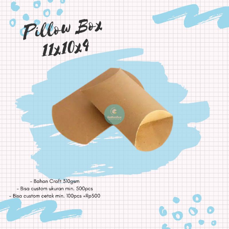 

Pillow box uk 11x10x4 Ready Polos