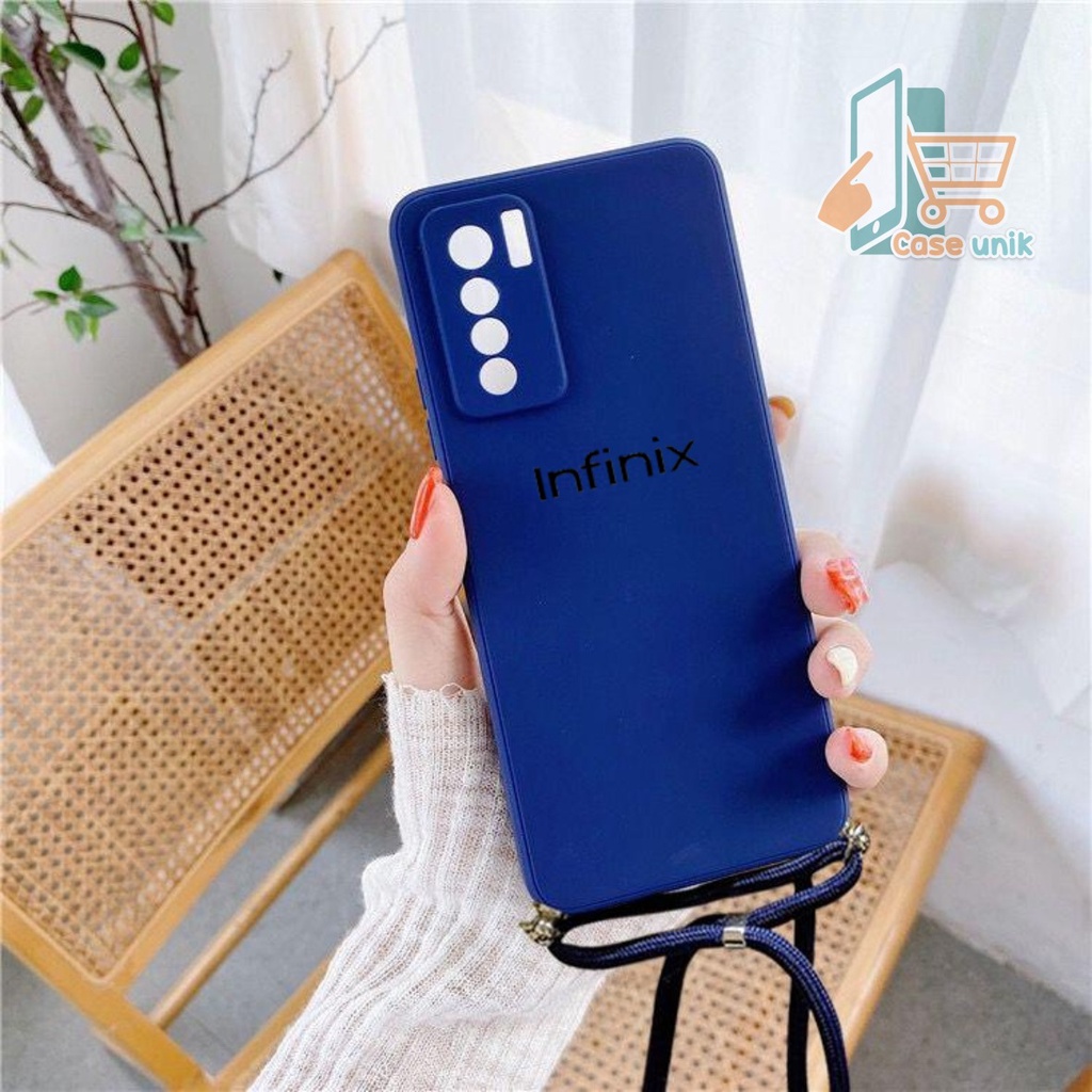 SOFTCASE SLINGCASE ORIGINAL SILIKON PELINDUNG KAMERA INFINIX SMART 4 5 NOTE 8 10 CS3914