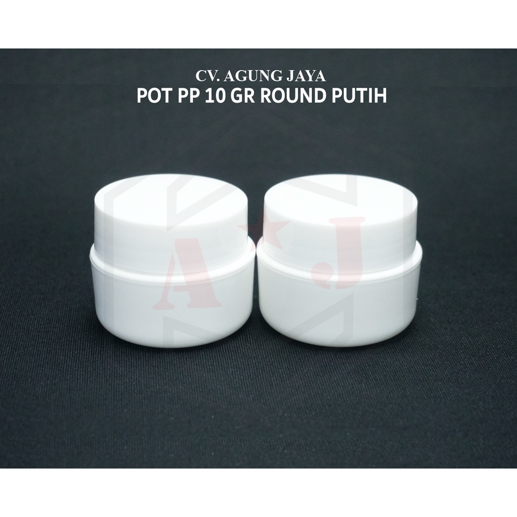 Pot Cream 10 Gr/Pot Pp/Pot Kosmetik/Pot Cream/Wadah Cream/Yk