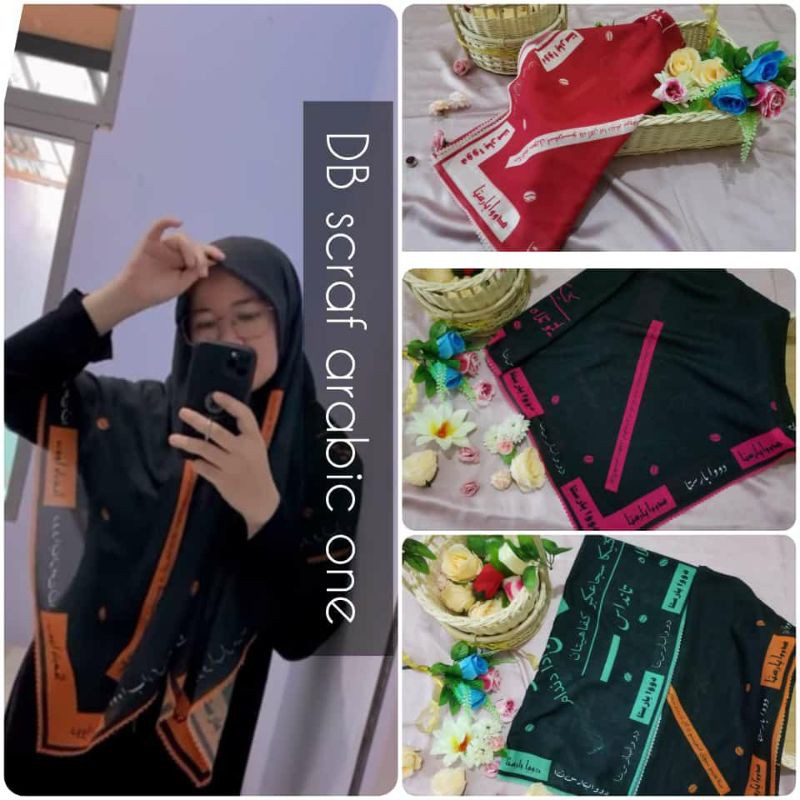 JILBAB VOAL SAHARA DUA BARISTA ARABIC SCRAFT