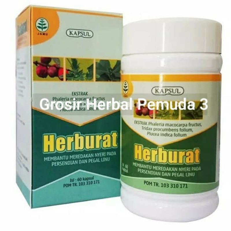

Herburat 60 kpsl Herbal Asam Urat