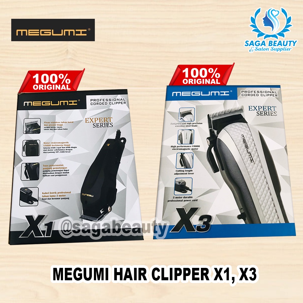 MEGUMI HAIR CLIPPER X1, X3
