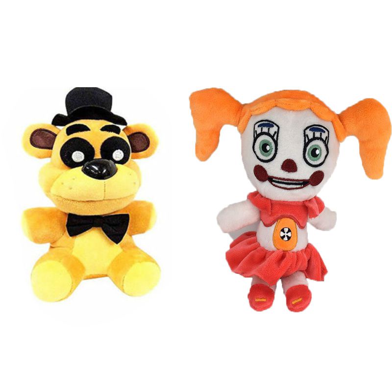 20CM Boneka FNAF Five Nights at Freddy's Sanshee Plushie Toy 6&quot; Plush Bear/Foxy Xmas Gift Mainan