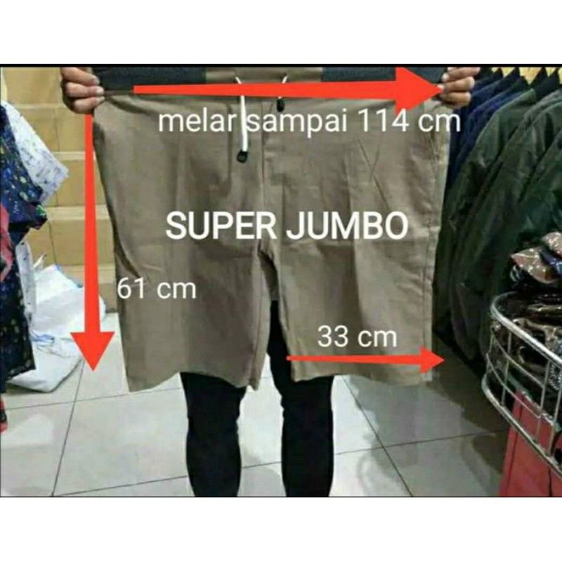 CHINOS PENDEK JUMBO