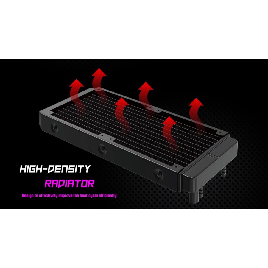 PRIME POLAR 240T V2.0 ARGB Liquid Cooler with Rainbow Effect Pump Head