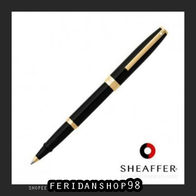 

FS1061 PULPEN PEN SHEAFFER SAGARIS ATK 9471 GLOSS BLACK GT ROLLERBALL BY FERIDANSHOP98