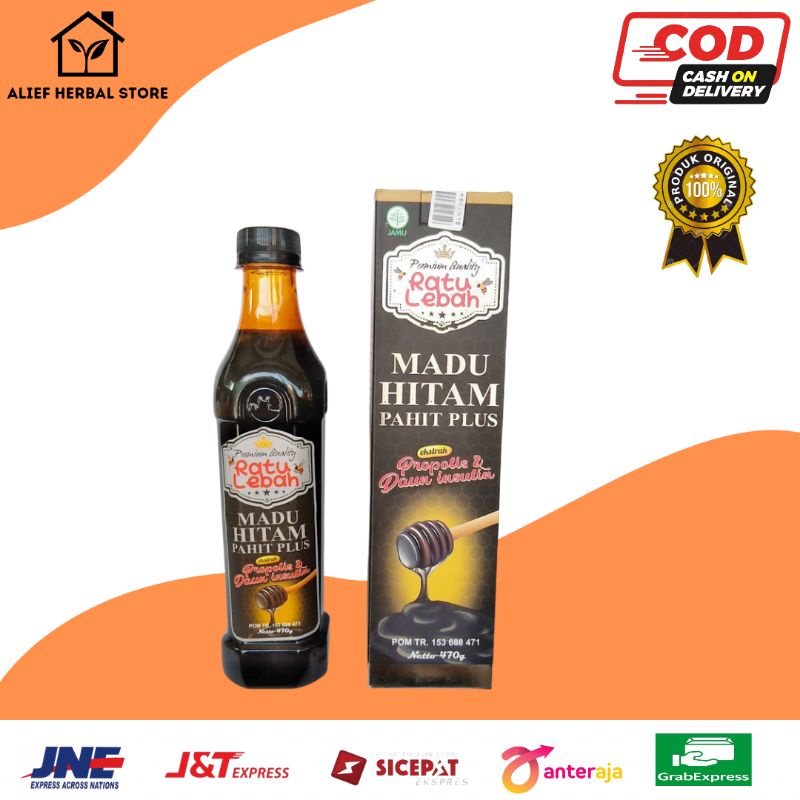 

Madu Hitam Pahit Propolis Ratu Lebah 470gr Atasi Hipertensi Jantung Diabetes
