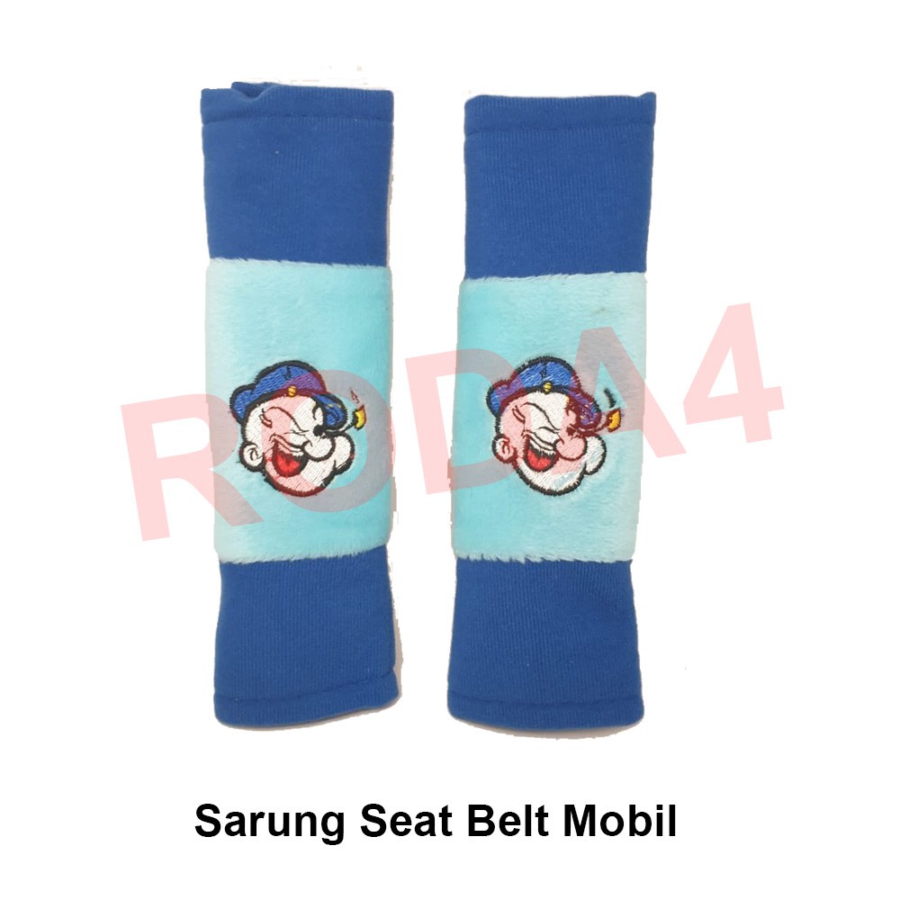 Sarung Tali Sabuk Pengaman Mobil Seat Belt Motif Popeye