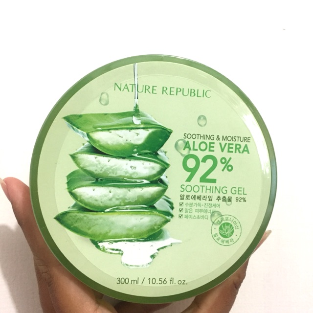 (Jaminan Asli 100%) Nature Republic Aloe Vera 92%