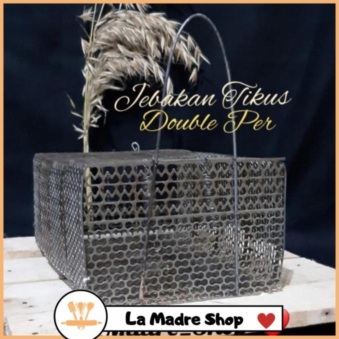 PERANGKAP TIKUS Jebakan Tikus - Kawat Baja Double Per