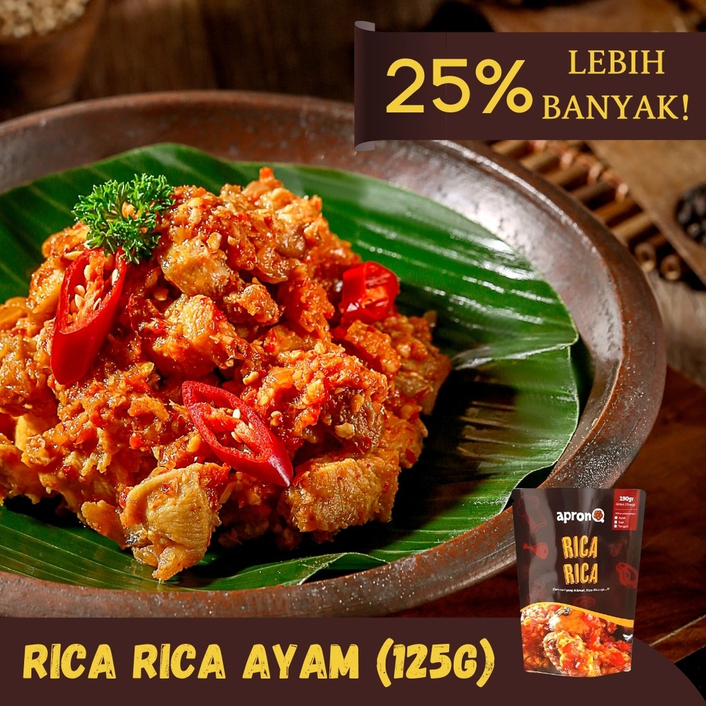 

APRONQ RICA RICA AYAM 125 GRAM (SMALL)