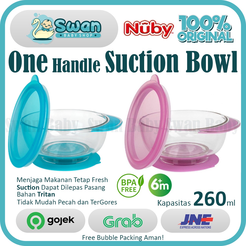 Nuby Tritan 1 Handle Suction Bowl