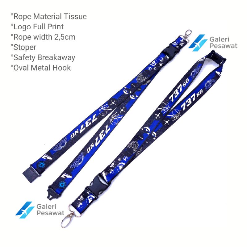 

Lanyard/Tali Gantungan ID Card Premium 737NG