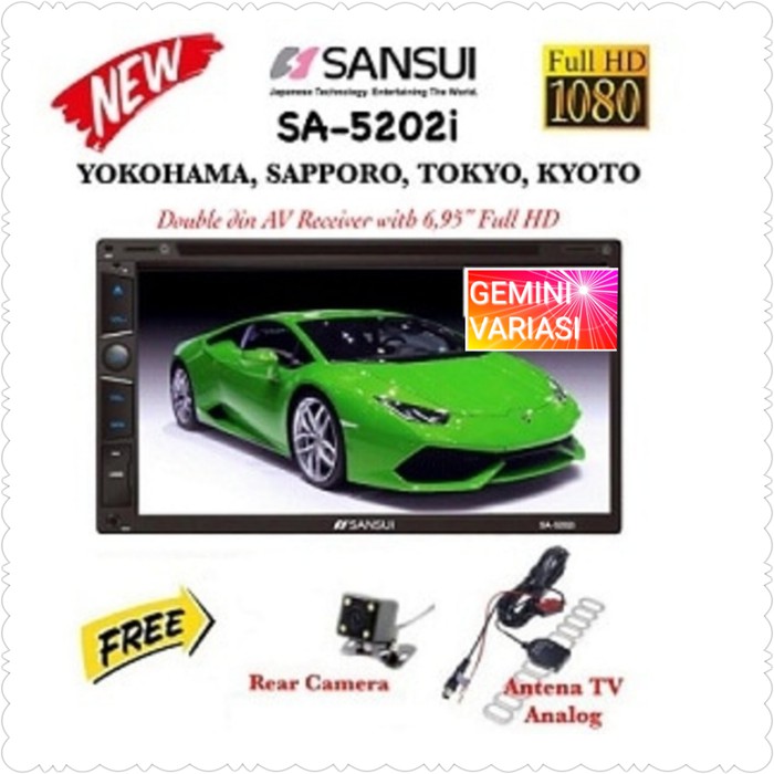 TV MOBIL DOUBLEDIN SANSUI SA-5202I EO B-82 MOBIL FREED
