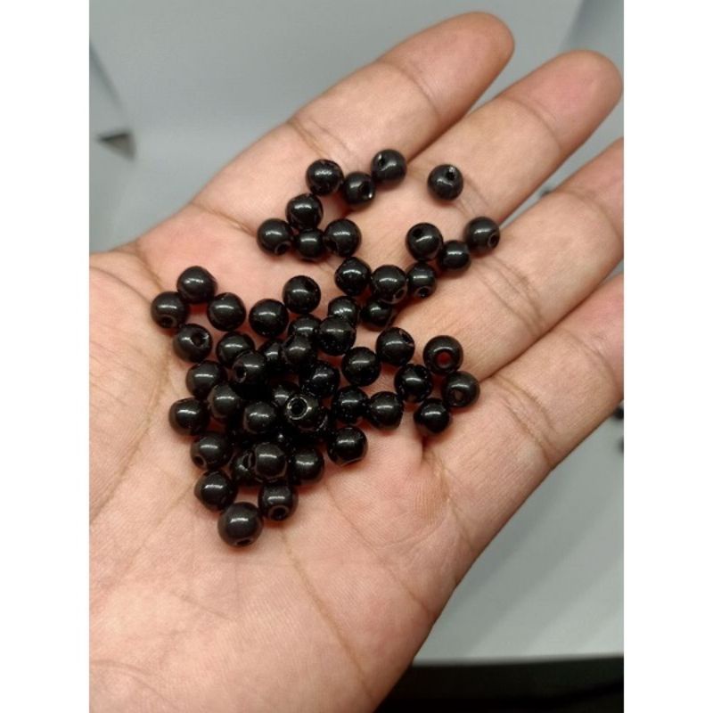BAHAN  BATU LIMBAD 6mm / BAHAN GELANG / MANIK BATU