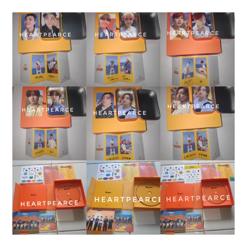 Album Only + Unsealed BTS Butter Photocard PC POB Weverse Jungkook Taehyung Jimin Jin Suga RM Jhope