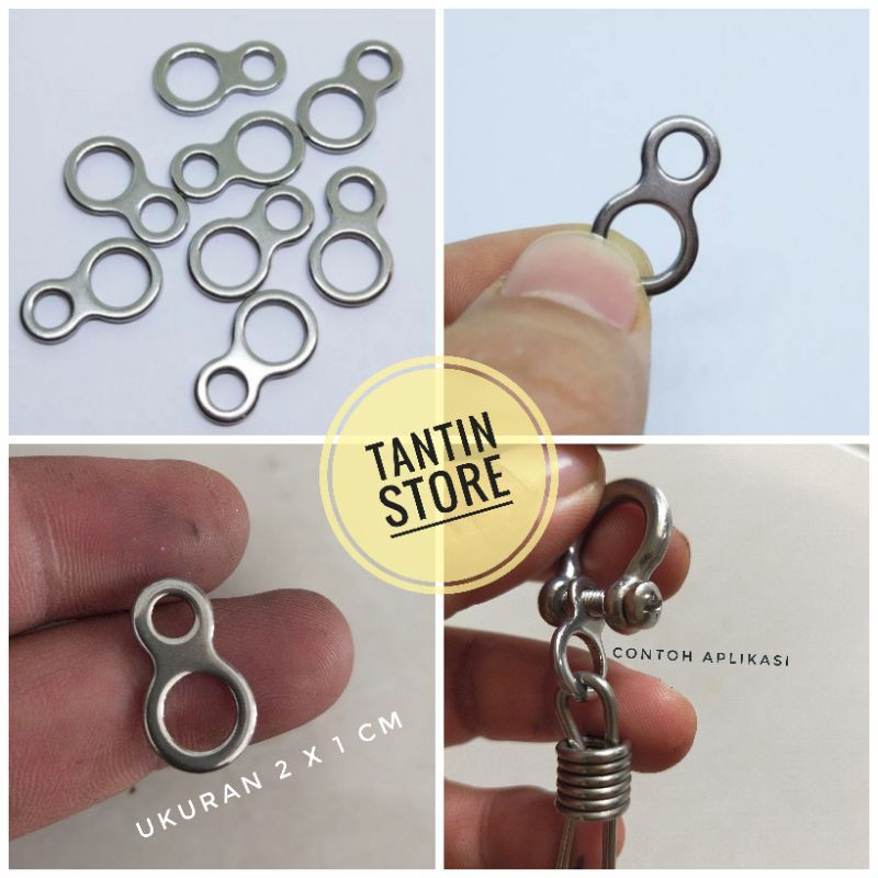 Ring 8 Ukuran L Penyambung Rantai Burung Parrot