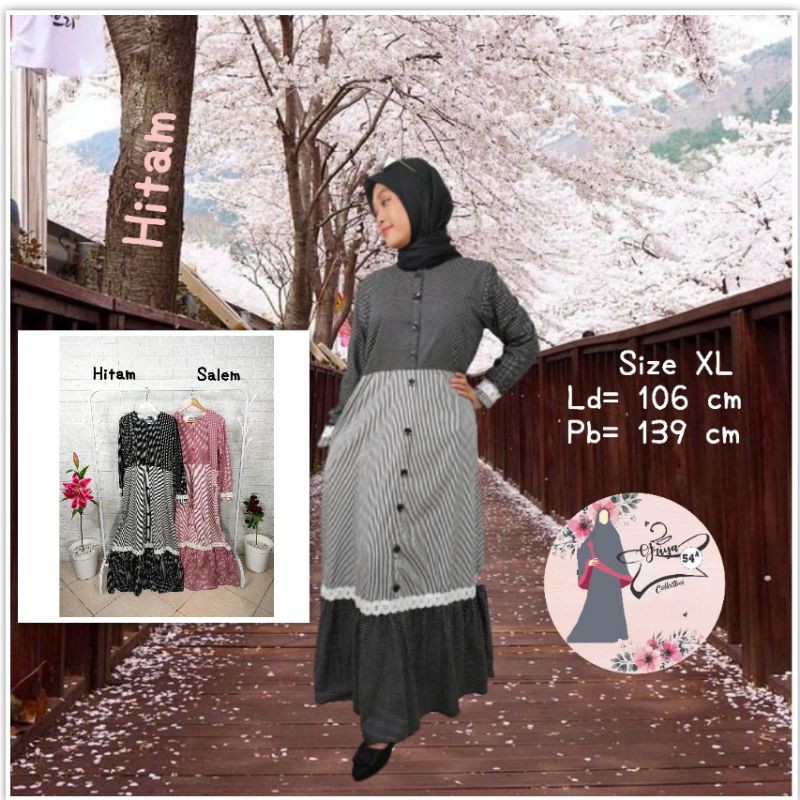 GAMIS MUSLIM WANITA GAMIS WANITA MUSLIM GAMIS KATUN PREMIUM BUSANA MUSLIM WANITA KATUN PREMIUM BAJU 