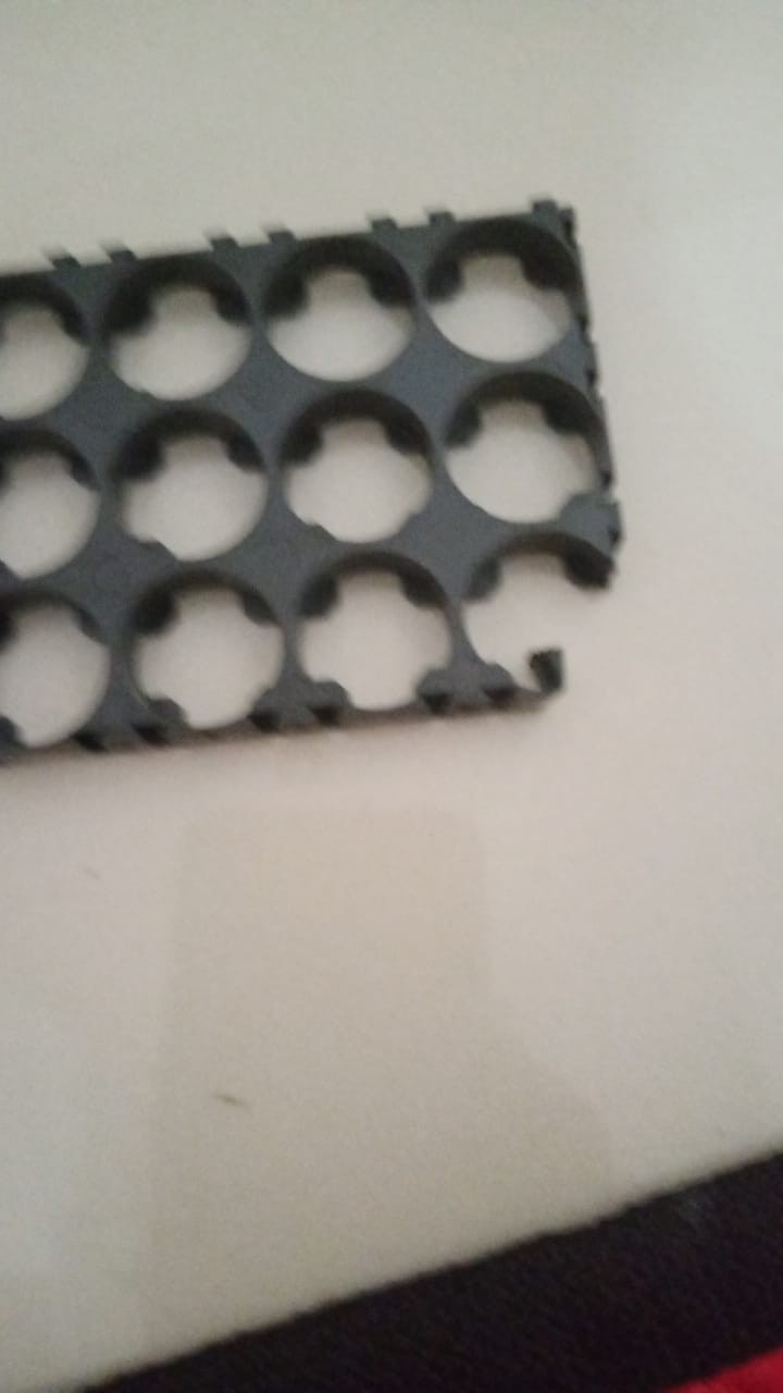 Bdid Swank 10pcs Holder Spacer Baterai 18650 3x5 Bahan Plastik