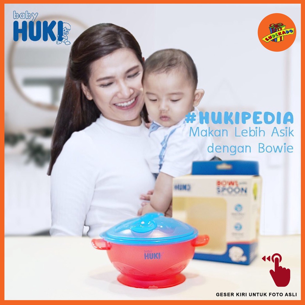 MAKASSAR! HUKI BOWL WITH SPOON - Mangkok Makan Bayi