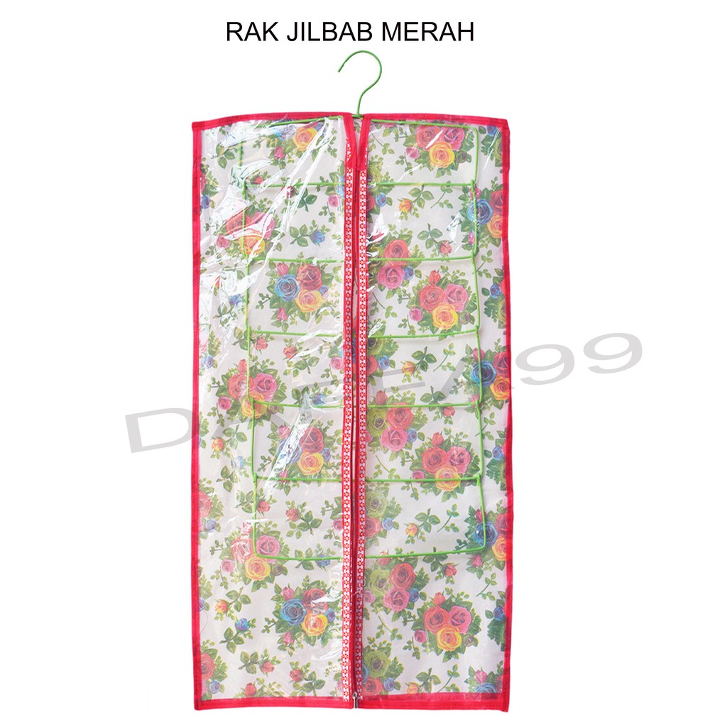 TERMURAH PROMO BESAR RAK HANGER SUSUN JILBAB HIJAB KERUDUNG GANTUNG HJO ORGANIZER GROSIR