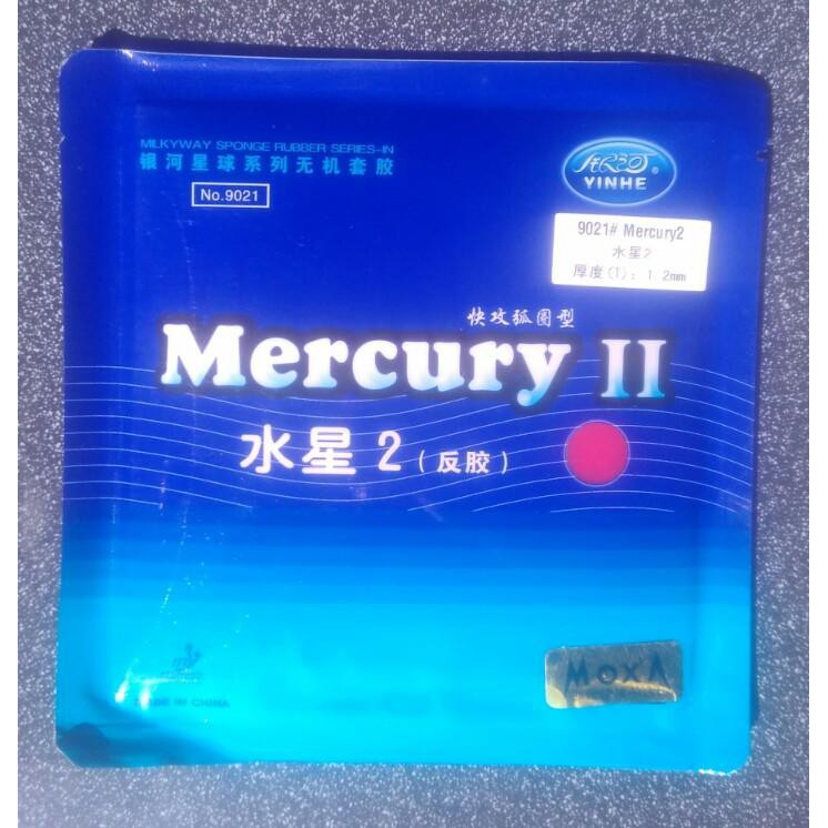 Yinhe Mercury II Spon Tipis - Karet Bet - Karet Tenis Meja - Karet Pingpong