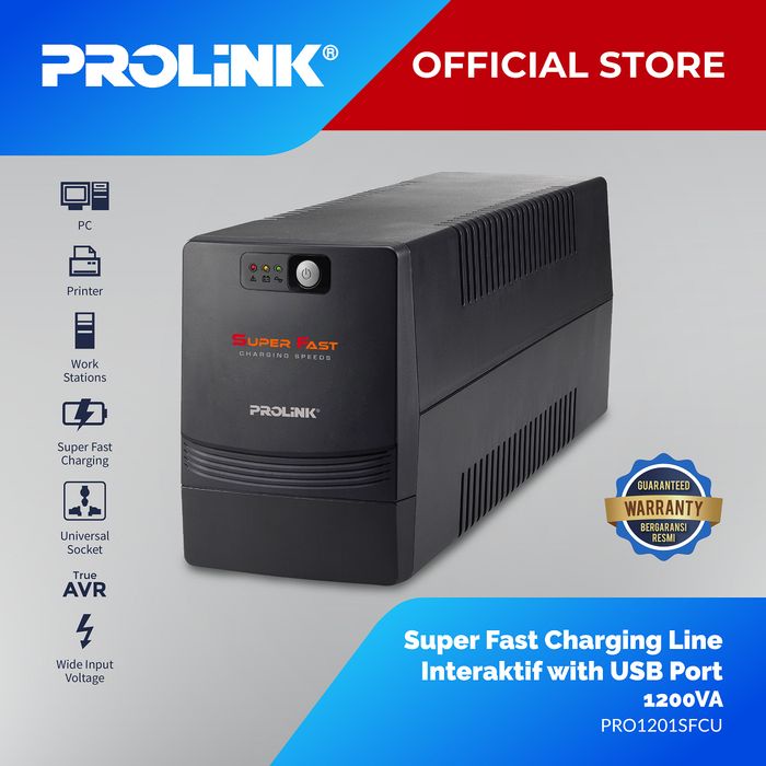 UPS 1200 Prolink 1200va 1201 SFC + Stabilizer