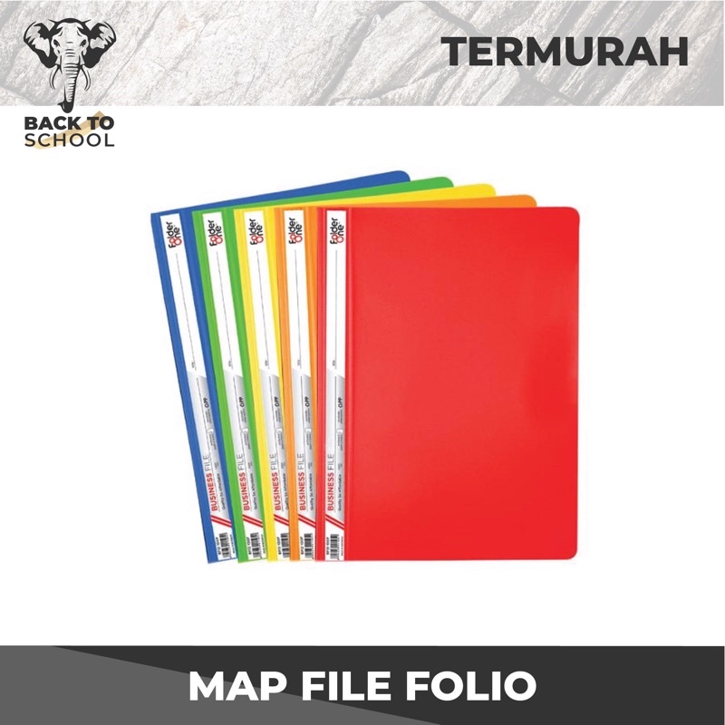 

MAP PLASTIK / BUSINESS FILE + POCKET F4 BIG 8804