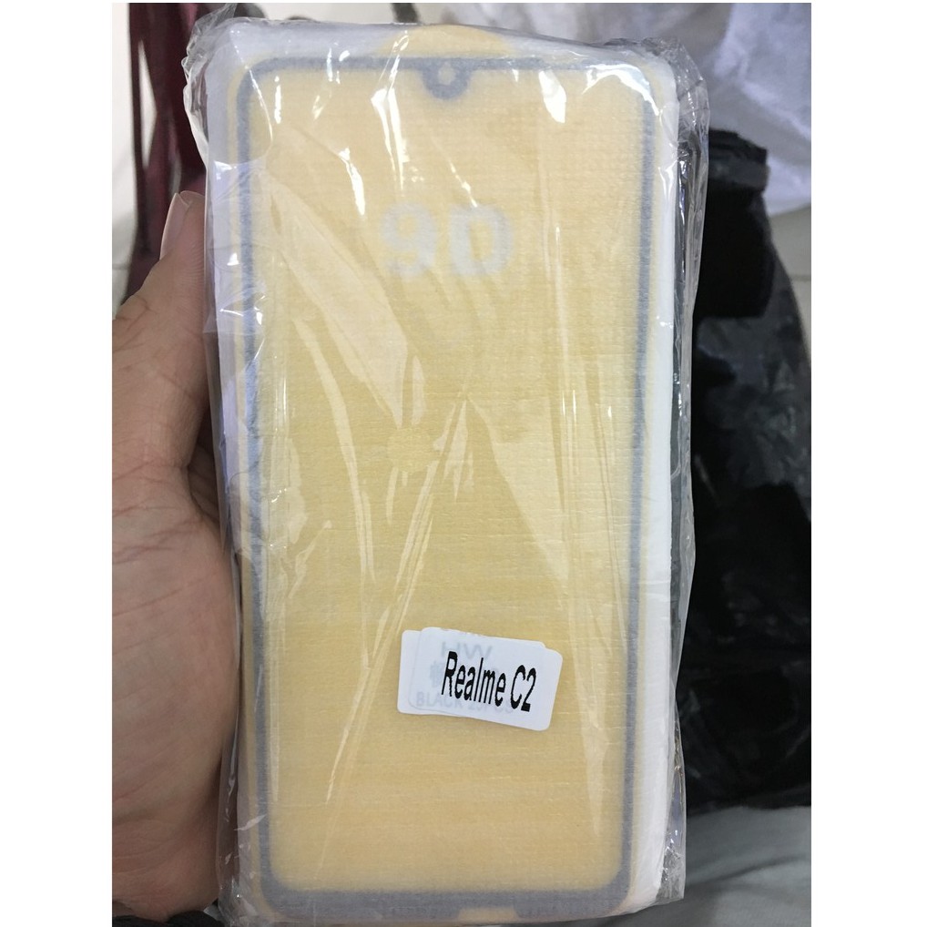 Tempered Glass Full RealMe Realme C1 C2 C3 C11 C12 C15 C17 C21 C21y C25 Screenguard Antigores Kaca